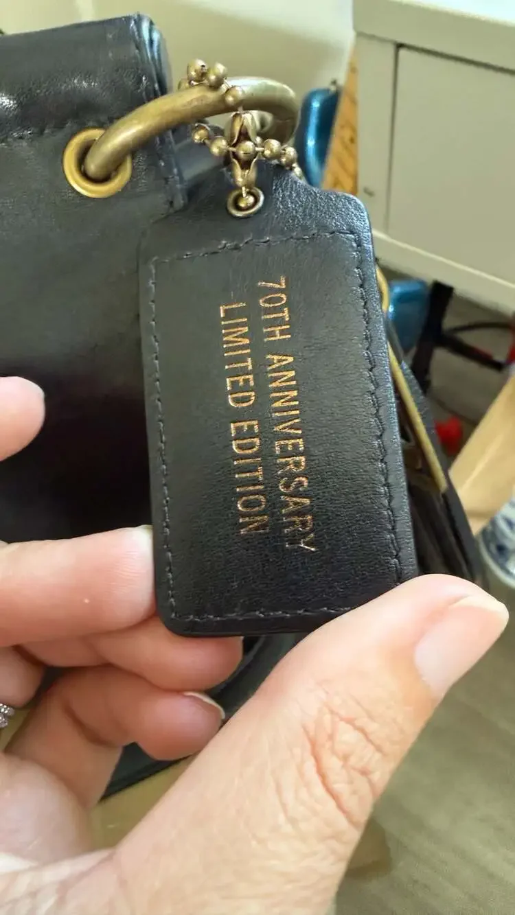 Coach Willis 70th Anniversary Limited Edition Black Crossbody Bag